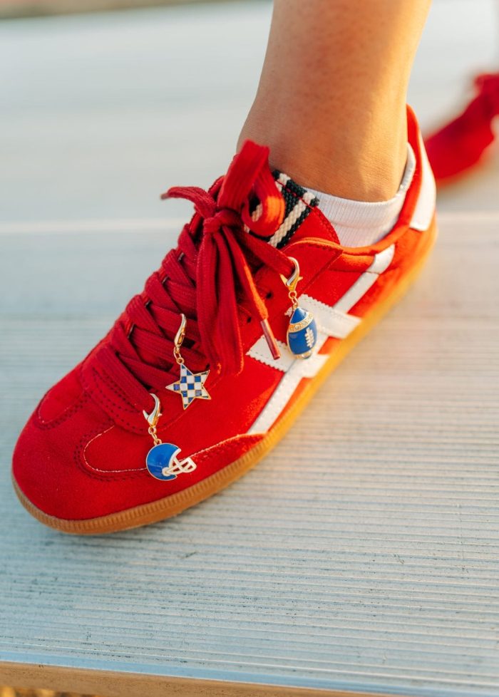 Blue Football Gameday Shoe Charms - Image 2