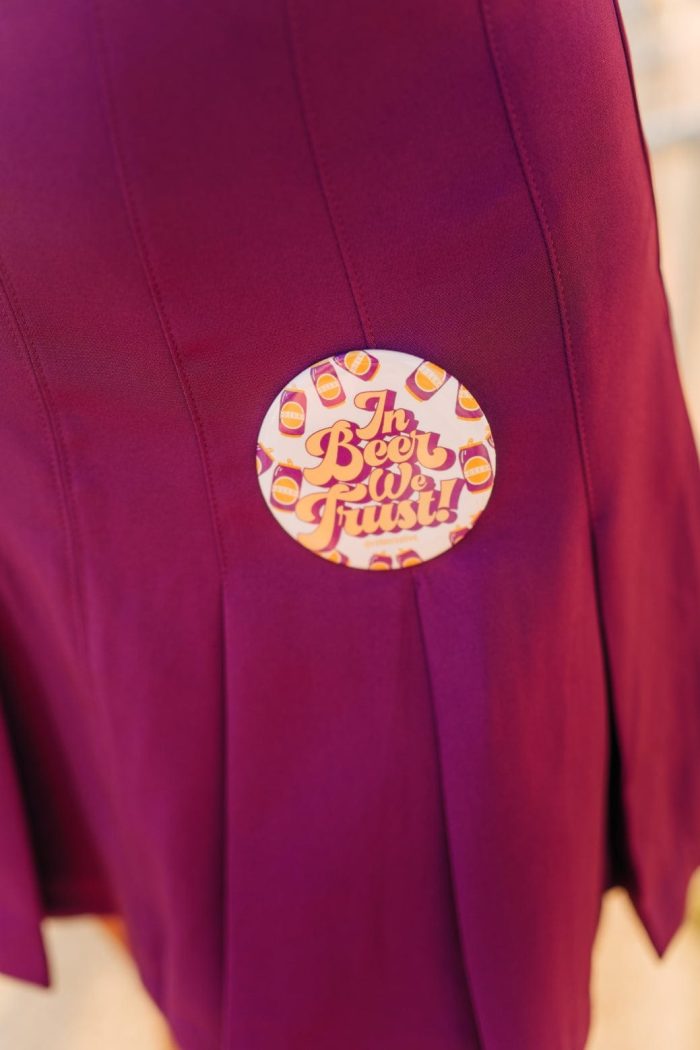 In Beer We Trust Gameday Button