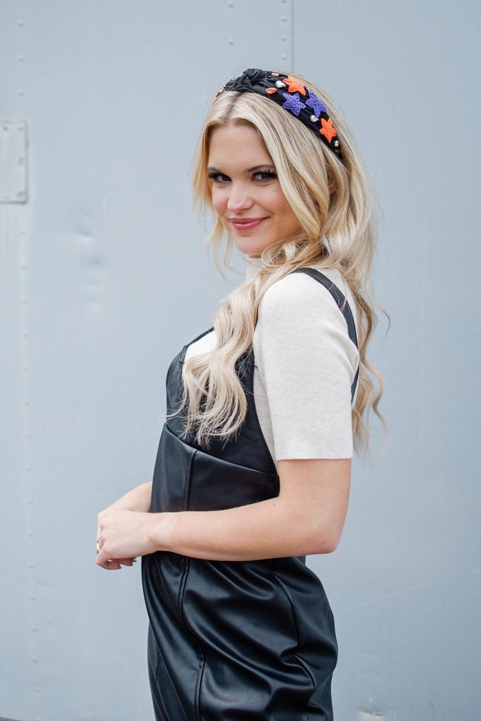 Black Vegan Leather Mini Dress - Image 4