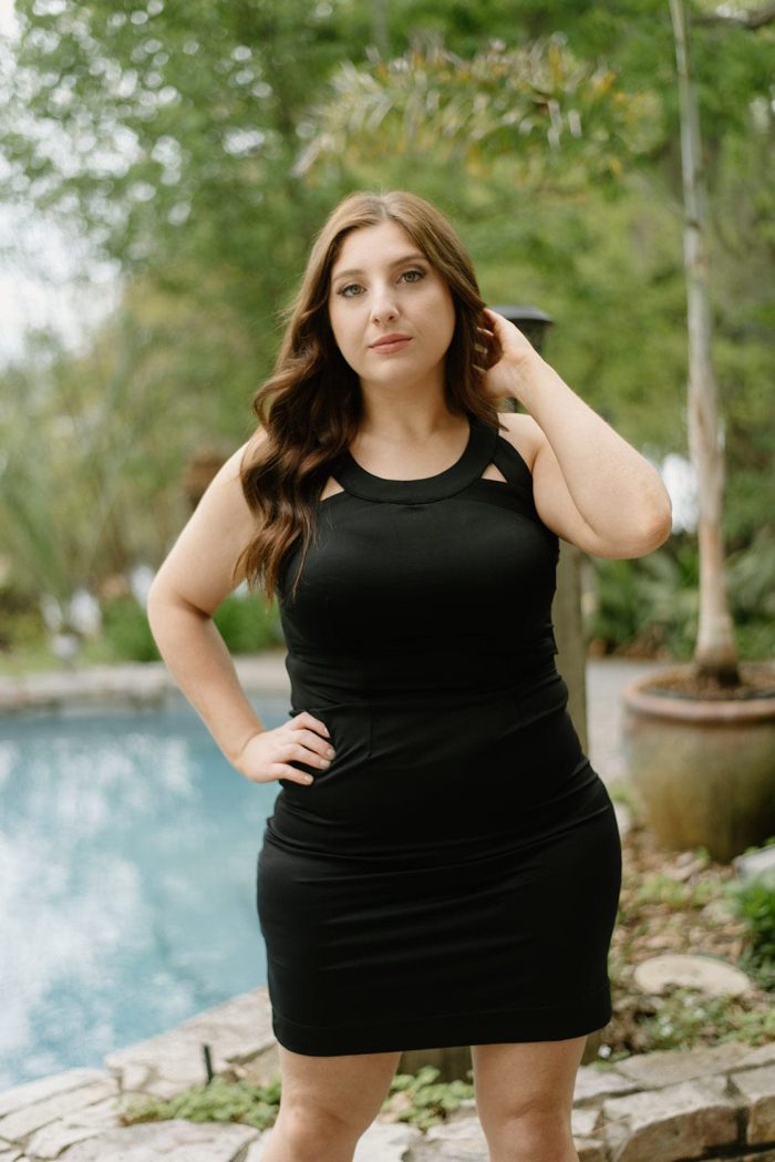 Lulu B Black Sleeveless Sexy Dress - Image 3